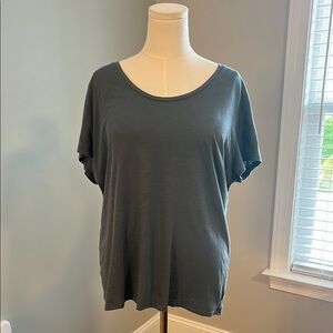 LOFT Outlet Grayish Blue T-Shirt Relaxed Fit